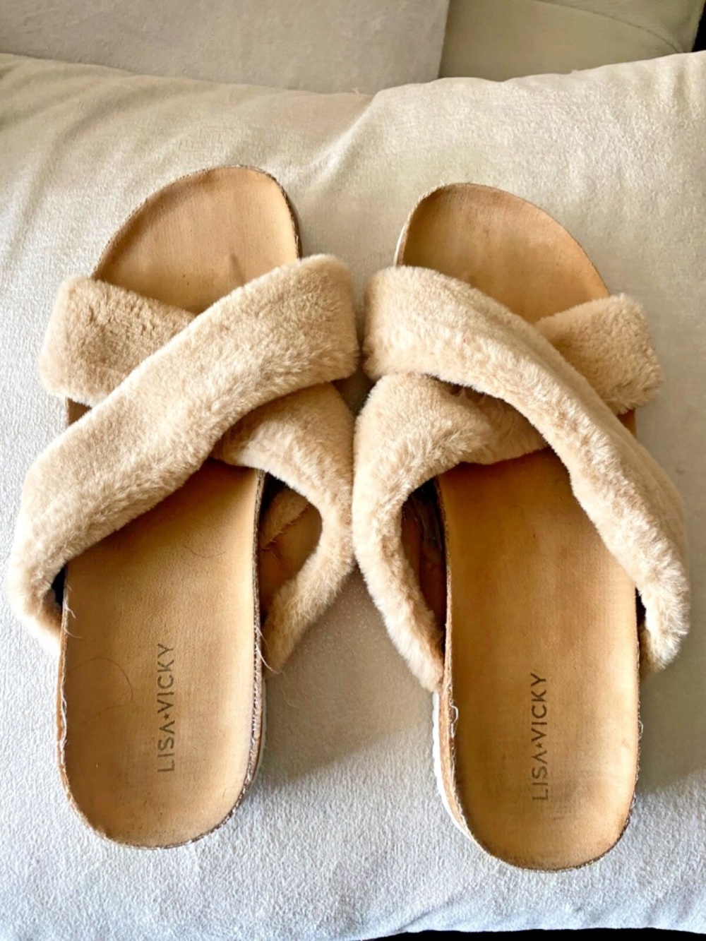 Lisa Vicky Women's House Sandals / Slippers Sz 10 M